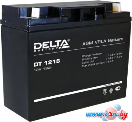 Аккумулятор для ИБП Delta DT 1218 (12В/18 А·ч) в Минске