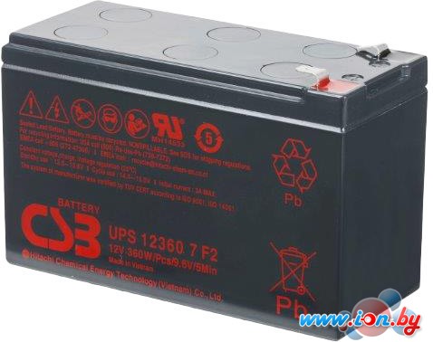 Аккумулятор для ИБП CSB UPS123607 F2 (12В/7.5 А·ч) в Бресте