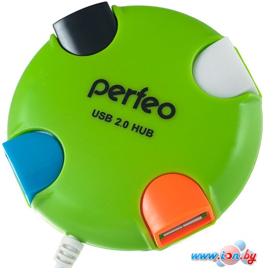 USB-хаб Perfeo PF-VI-H020 (зеленый) в Бресте