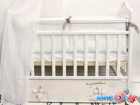 Детская кроватка byTWINZ Радужные Единороги в Гродно