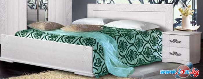 Кровать КМК Мебель Нимфа 205x199 (бодега/белое серебро) в Гомеле