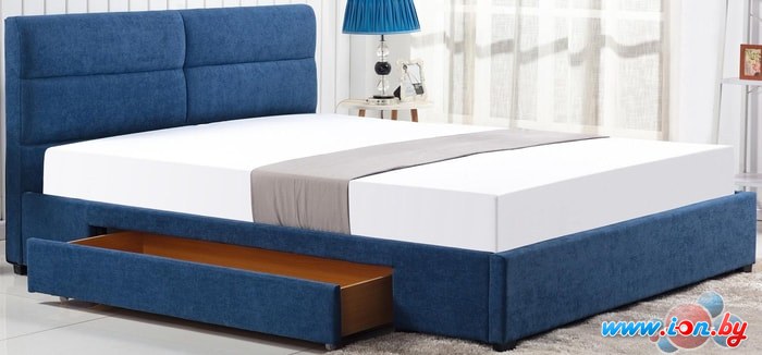 Кровать Halmar Merida 200x160 (синий) в Бресте