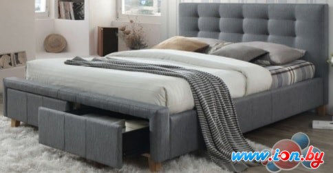 Кровать Signal Ascot 160x200 (серый) в Могилёве