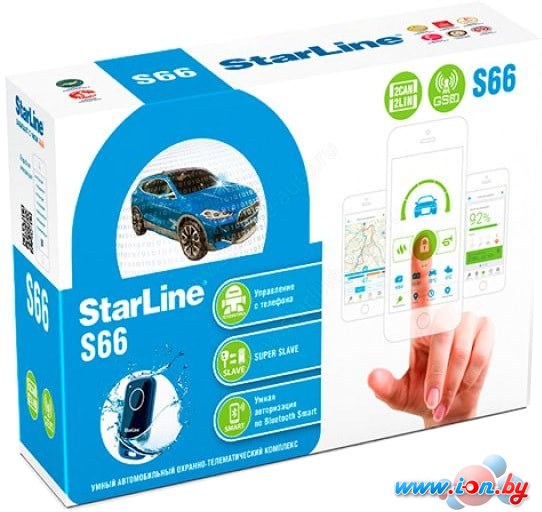 Автосигнализация StarLine S66 BT GSM в Бресте