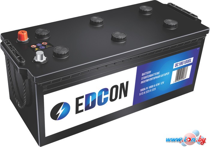 Автомобильный аккумулятор EDCON DC1801000L (180 А·ч) в Витебске