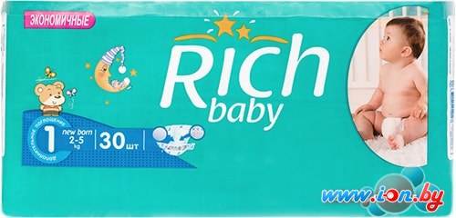 Подгузники Rich Baby New born 1 (30 шт) в Минске