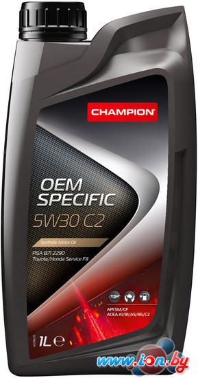 Моторное масло Champion OEM Specific C2 5W-30 1л в Бресте