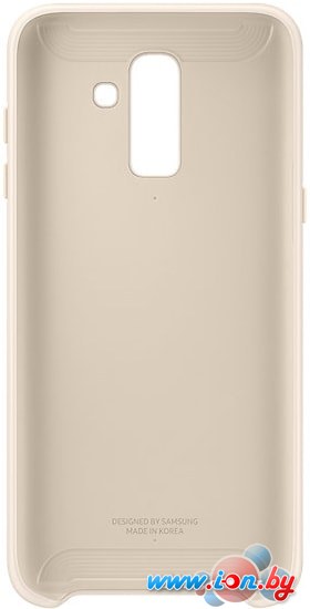 Чехол Samsung Dual Layer Cover для Samsung Galaxy J8 (золотистый) в Бресте