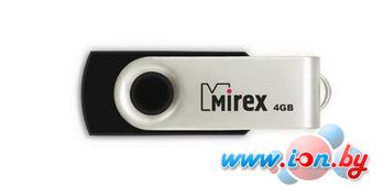 USB Flash Mirex SWIVEL RUBBER BLACK 4GB (13600-FMURUS04) в Могилёве