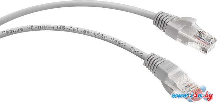 Кабель Cabeus PC-UTP-RJ45-CAT.6A-5M-LSZH в Могилёве