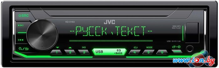 USB-магнитола JVC KD-X163 в Гомеле