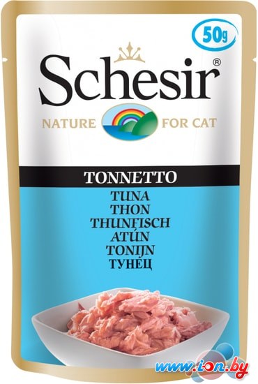 Корм для кошек Schesir Tuna 50 г в Гомеле