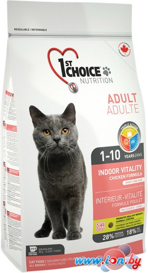 Корм для кошек 1st Choice Adult Indoor Vitality 2.72 кг в Бресте