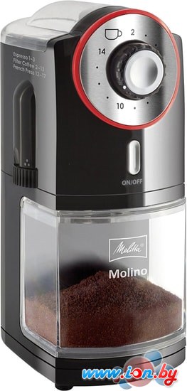 Кофемолка Melitta Molino (черный/красный) в Гомеле