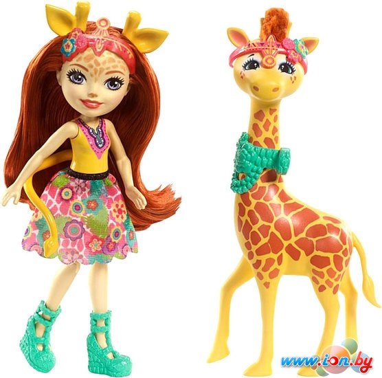 Кукла Enchantimals Gillian Giraffe Doll & Pawl Figure в Минске