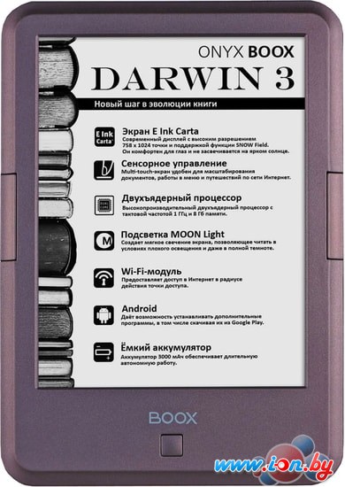 Электронная книга Onyx BOOX Darwin 3 (коричневый) в Витебске