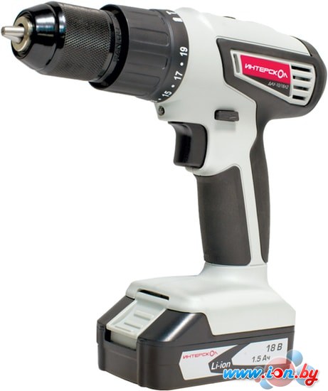 Дрель-шуруповерт Интерскол ДАУ-10/18Л2 (с 2-мя АКБ, кейс) в Могилёве