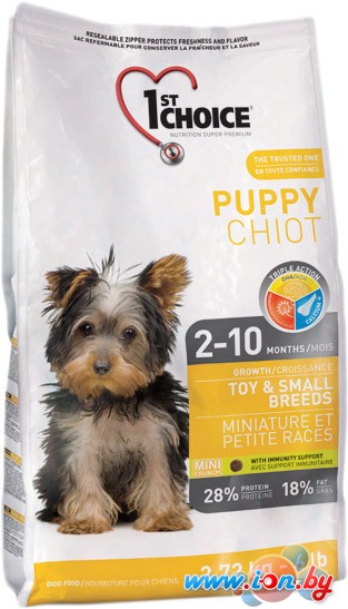 Корм для собак 1st Choice Puppy Toy & Small Breeds 2.72 кг в Бресте
