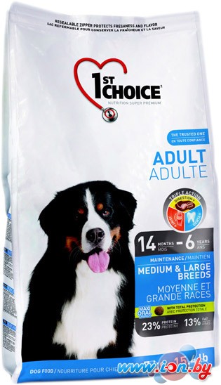 Корм для собак 1st Choice Adult Medium & Large Breeds 7 кг в Бресте