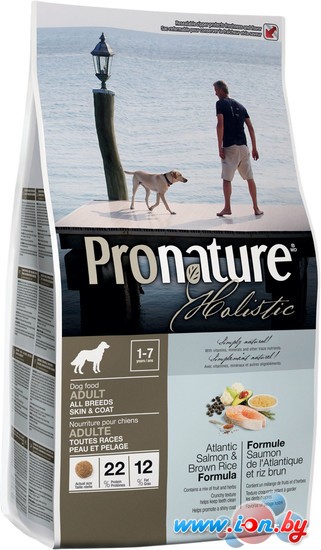 Корм для собак Pronature Holistic Adult Atlantic Salmon & Brown Rice 2.72 кг в Витебске