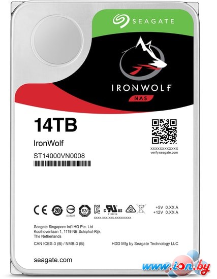 Жесткий диск Seagate IronWolf 14TB ST14000VN0008 в Могилёве