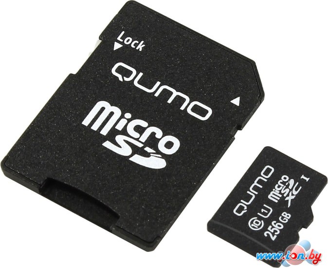 Карта памяти QUMO QM256GMICSDXC10U1 microSDXC 256GB + адаптер в Могилёве
