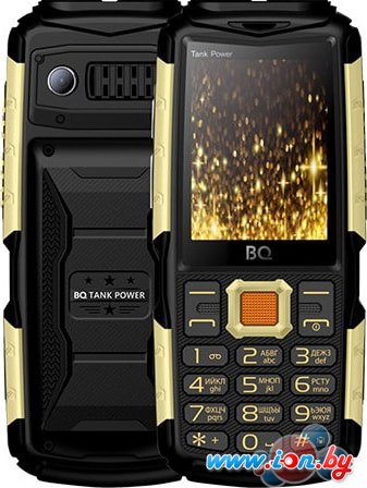 Мобильный телефон BQ-Mobile BQ-2430 Tank Power (черный/золотистый) в Бресте