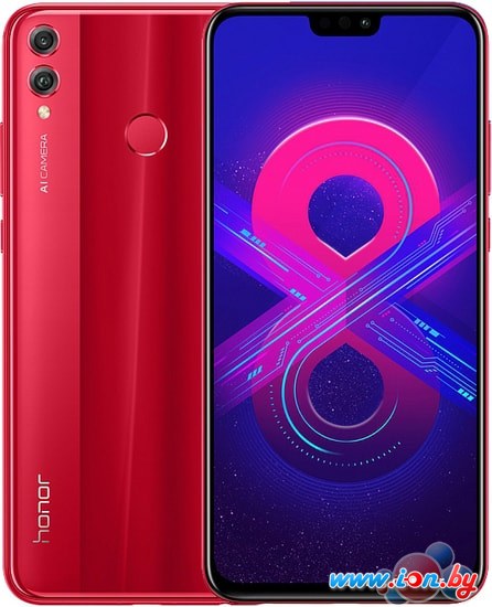 Смартфон Honor 8X 4GB/64GB JSN-L21 (красный) в Могилёве