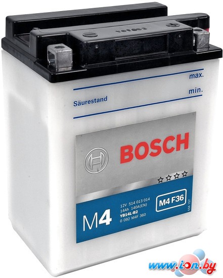 Мотоциклетный аккумулятор Bosch M4 YB14L-B2 514 013 014 (14 А·ч) в Гомеле