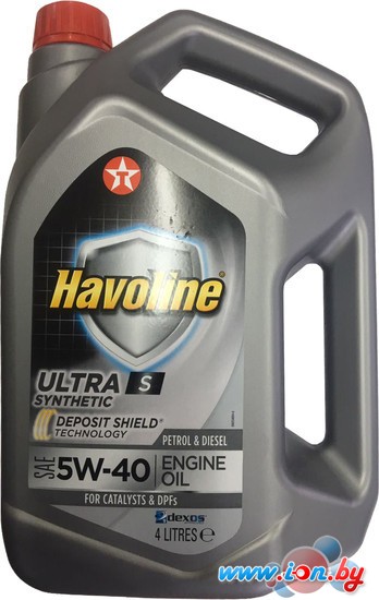 Моторное масло Texaco Havoline Ultra S 5W-40 4л в Могилёве