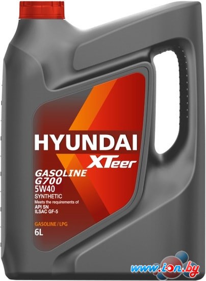 Моторное масло Hyundai Xteer Gasoline G700 5W-40 6л в Гомеле