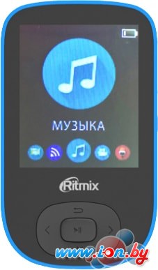 MP3 плеер Ritmix RF-5100BT 4GB (черный/синий) в Могилёве