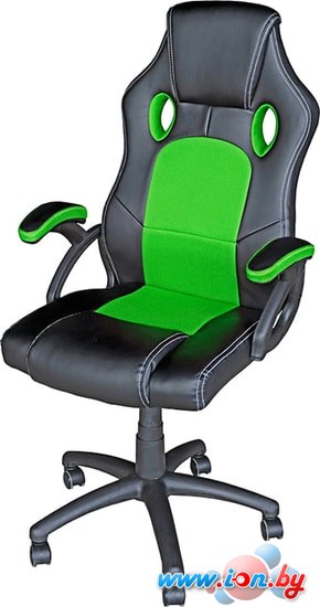 Кресло Mio Tesoro Дино X-2706 (черный/зеленый) в Бресте