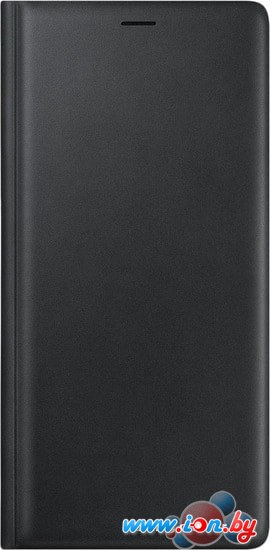 Чехол Samsung Leather Wallet Cover для Samsung Galaxy Note 9 (черный) в Бресте