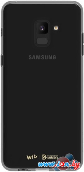Чехол Samsung Wits Soft Cover для Samsung Galaxy A8+ (черный) в Витебске