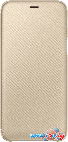 Чехол Samsung Wallet Cover для Samsung Galaxy A6 (золотистый) в Витебске