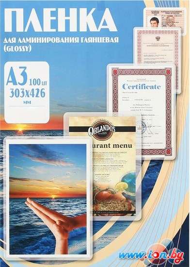 Пленка для ламинирования Office-Kit глянцевая A3 125 мкм 100 шт PLP10930 в Могилёве