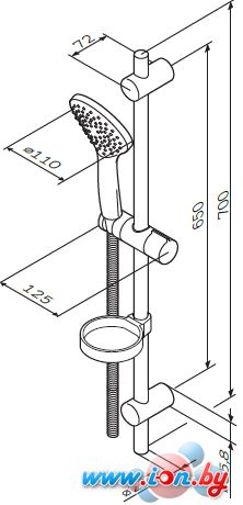 Душевая система AM.PM F0190100 в Могилёве