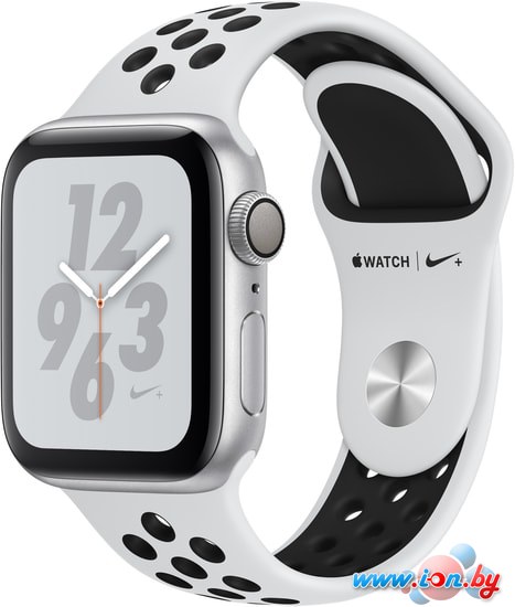 Умные часы Apple Watch Nike+ 40 мм (алюминий серебристый/чистая платина, черный) в Бресте