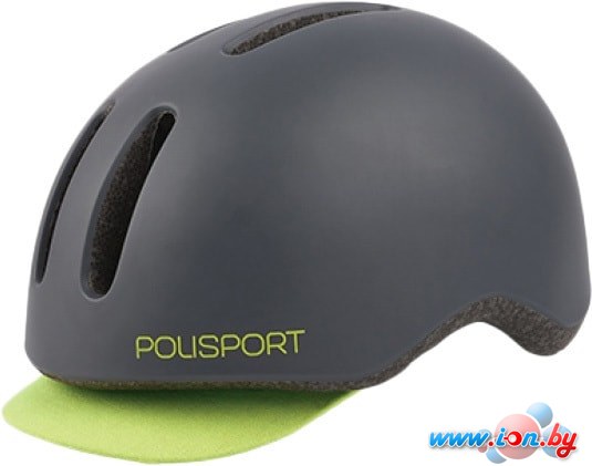 Cпортивный шлем Polisport Commuter Dark Grey matte/Fluo Yellow L в Могилёве