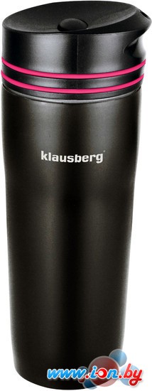 Термокружка Klausberg KB-7149 0.38л (черный/розовый) в Бресте