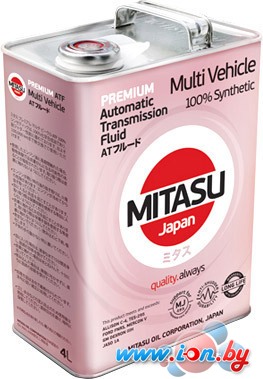Трансмиссионное масло Mitasu MJ-328 PREMIUM MULTI VEHICLE ATF 100% Synthetic 4л в Гродно