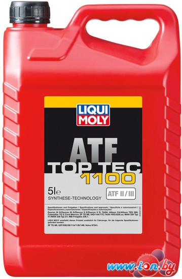 Трансмиссионное масло Liqui Moly ATF Top Tec 1100 5л в Бресте