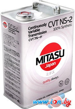 Трансмиссионное масло Mitasu MJ-326 CVT NS-2 FLUID 100% Synthetic 4л в Бресте