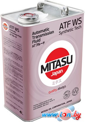 Трансмиссионное масло Mitasu MJ-331 ATF WS Synthetic Tech 4л в Могилёве