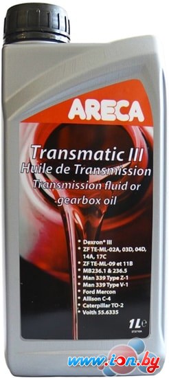 Трансмиссионное масло Areca Transmatic III 1л в Бресте