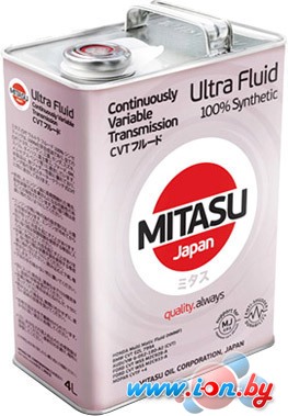 Трансмиссионное масло Mitasu MJ-329 CVT ULTRA FLUID 100% Synthetic 4л в Могилёве