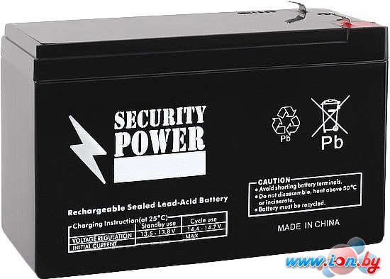 Аккумулятор для ИБП Security Power SP 12-2,3 F1 (12В/2.3 А·ч) в Бресте