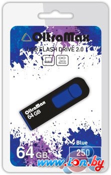 USB Flash Oltramax 250 64GB (синий) [OM-64GB-250-Blue] в Могилёве