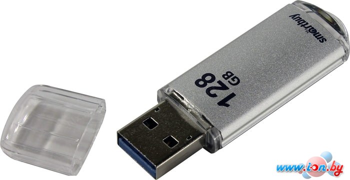 USB Flash SmartBuy V-Cut 128GB (серебристый) в Могилёве